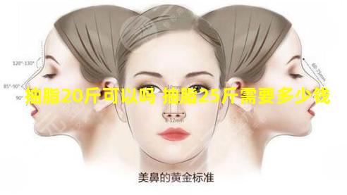 抽脂20斤可以吗 抽脂25斤需要多少钱